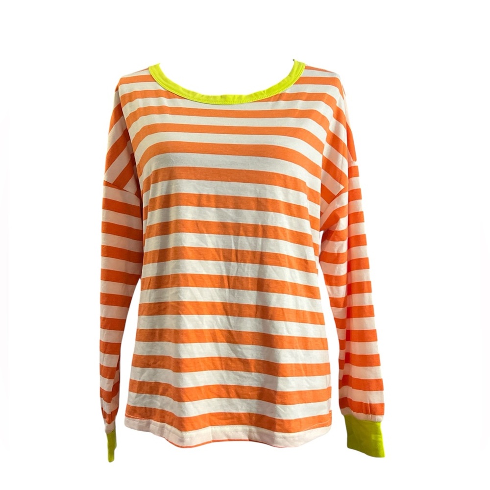 Diosun Striped Scoop Top NWT Size L